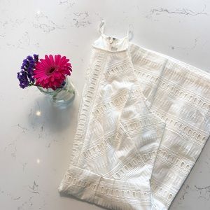 Loft lace white summer dress